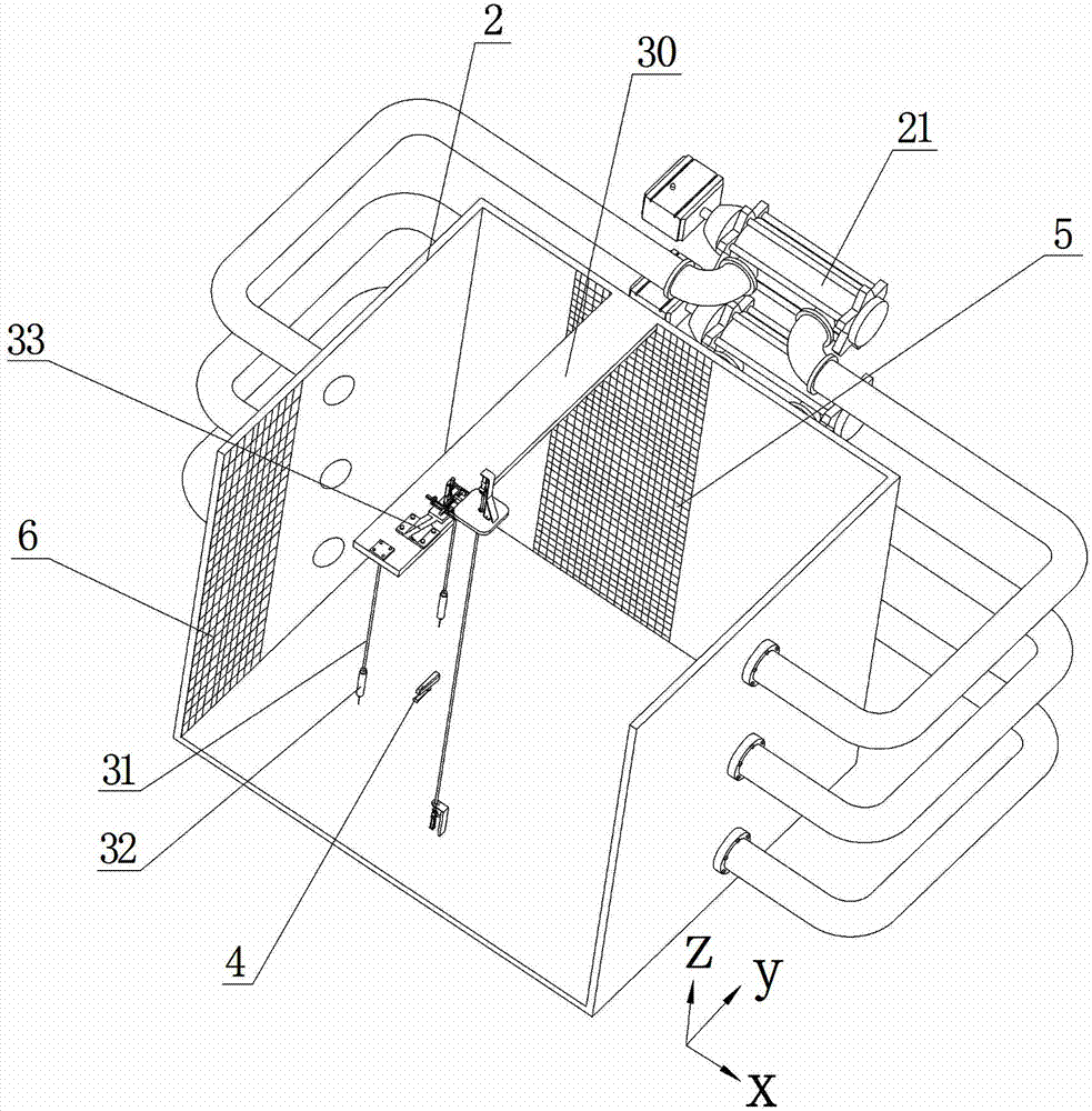 Water-secluding pipe mechanical behavior testing system and method based on coupling effect of marine environment and drilling conditions