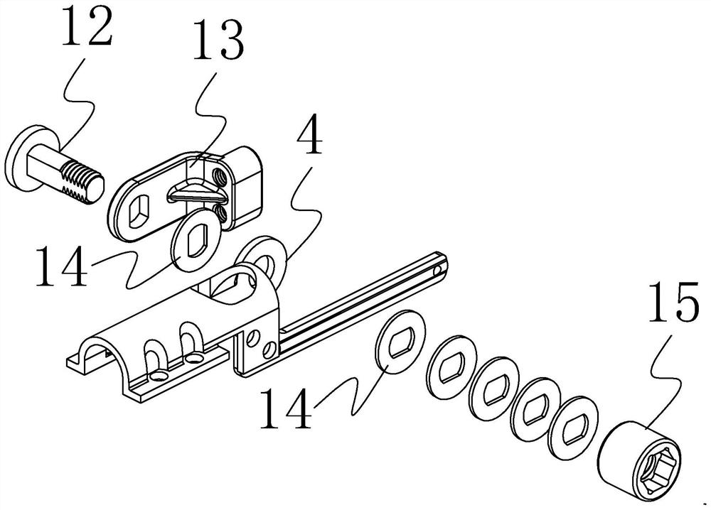 Shower with overhead shower head that can be rotated up and down