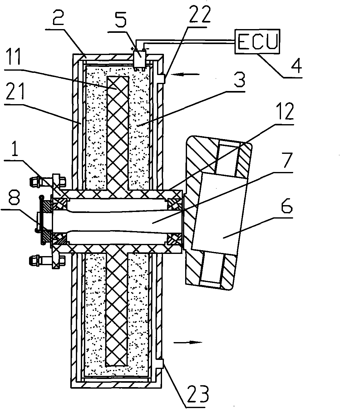 Liquid phase-change brake