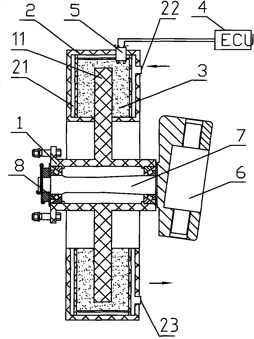 Liquid phase-change brake