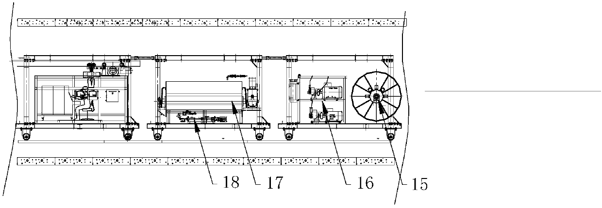 A Segment Secondary Lining Equipment with Continuous Tension