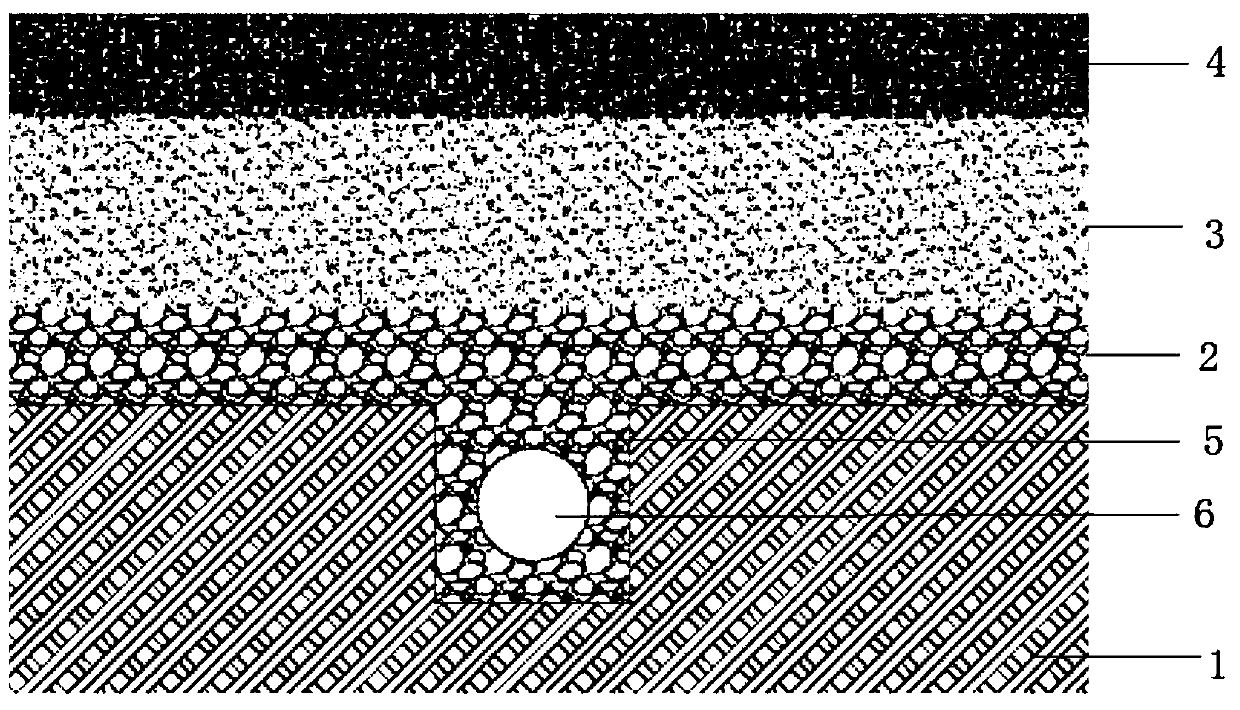 Novel football field and construction method thereof