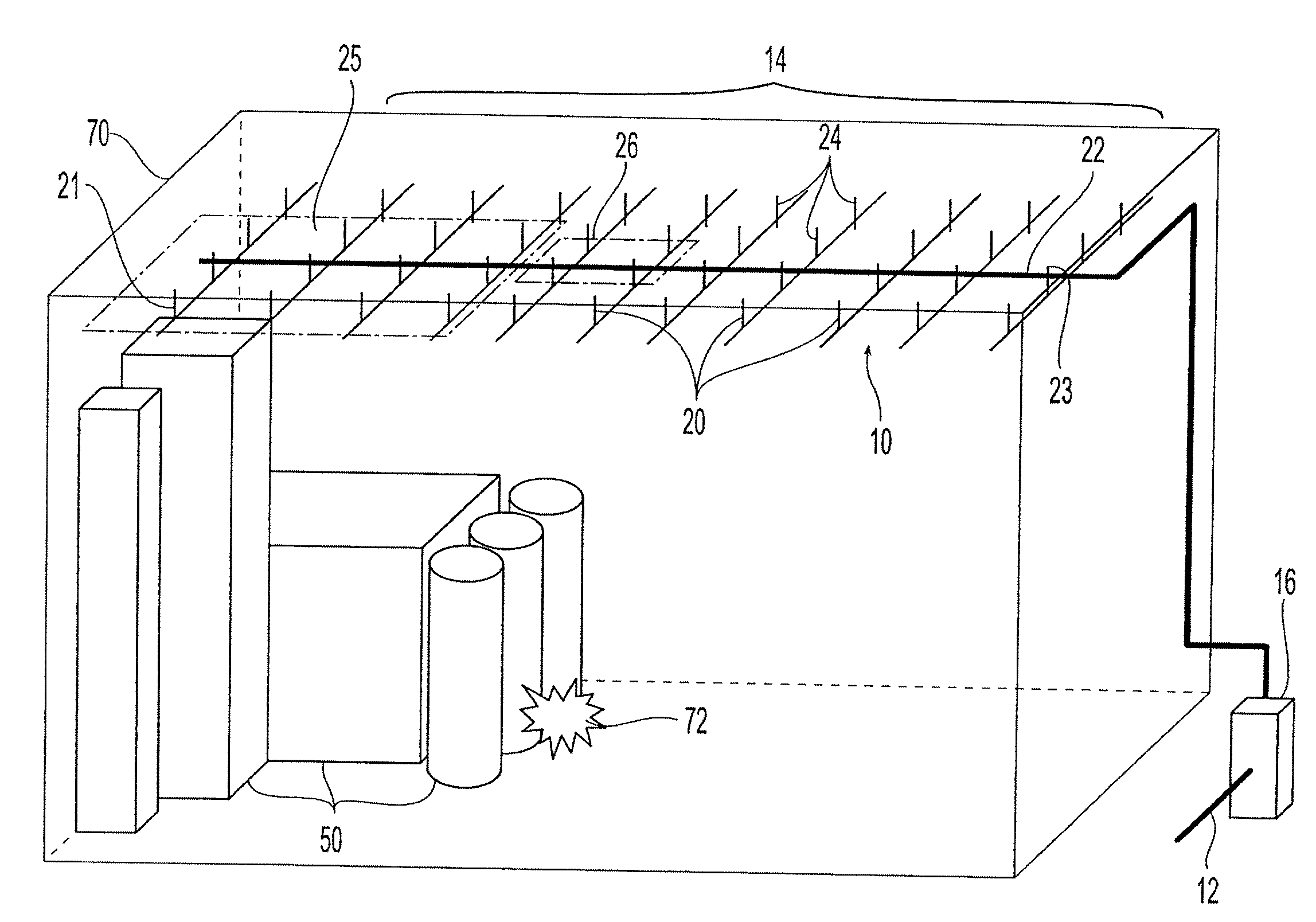 Ceiling-only dry sprinkler systems and methods for addressing a storage occupancy fire