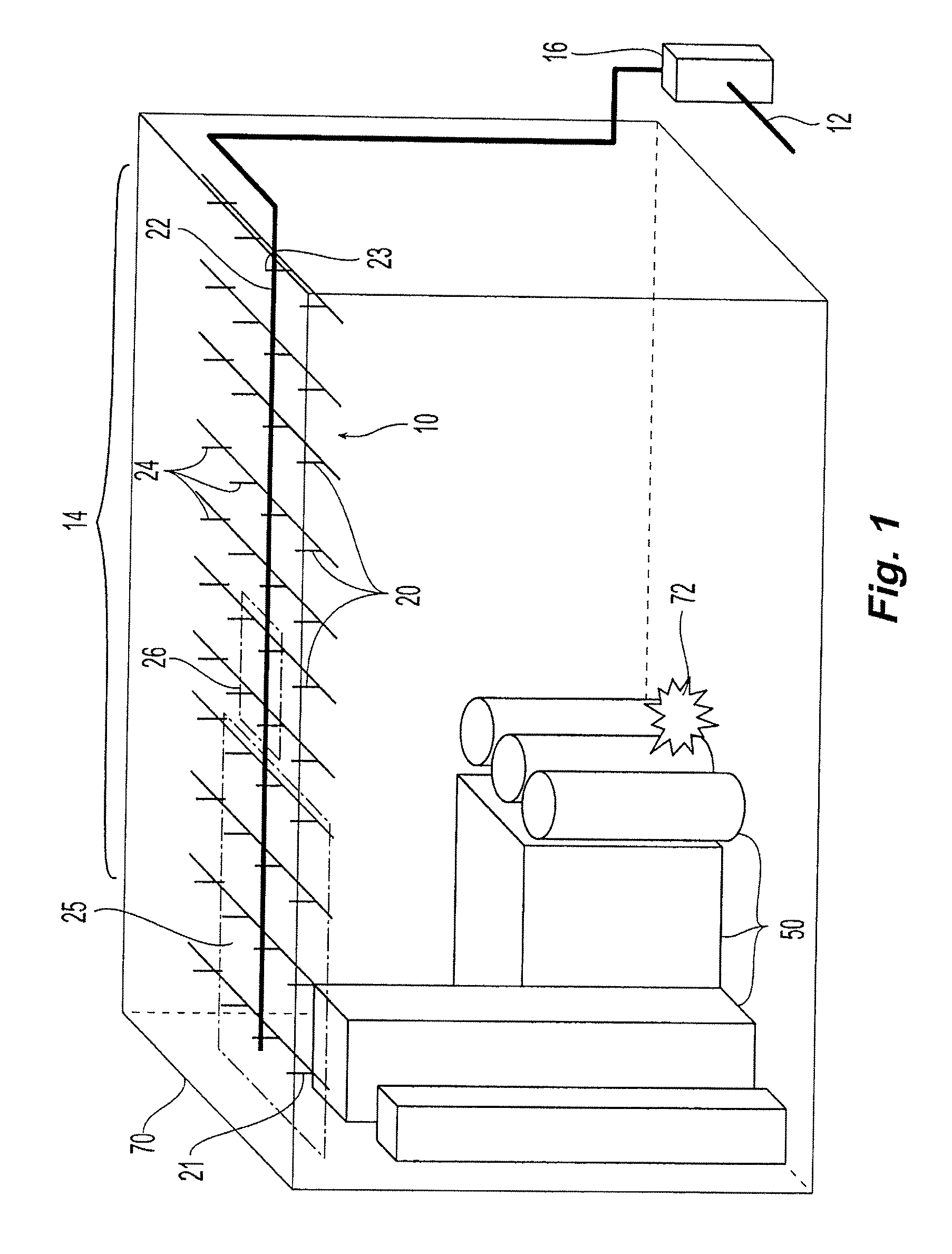 Ceiling-only dry sprinkler systems and methods for addressing a storage occupancy fire