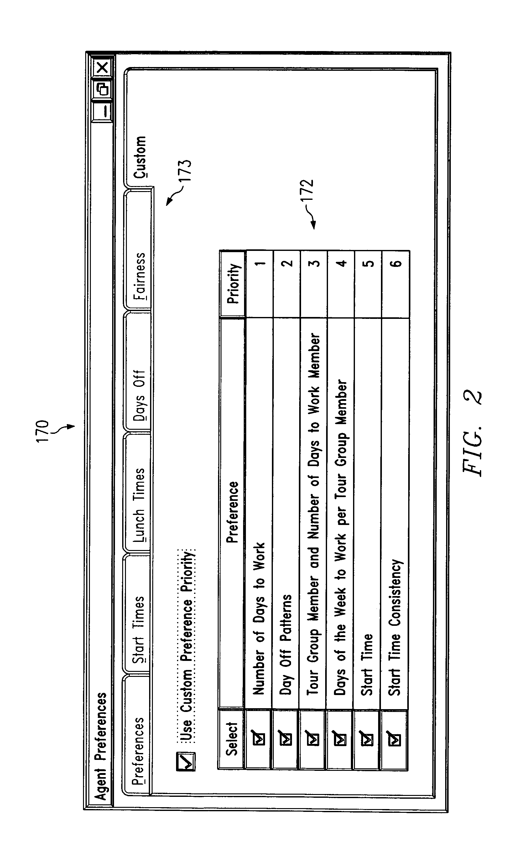 Method and system for employee work scheduling