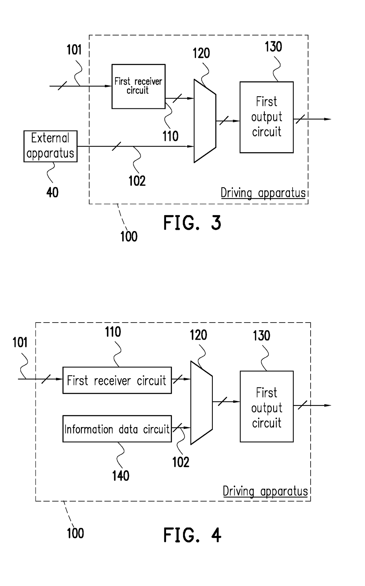 Driving apparatus for a display panel and operation method thereof