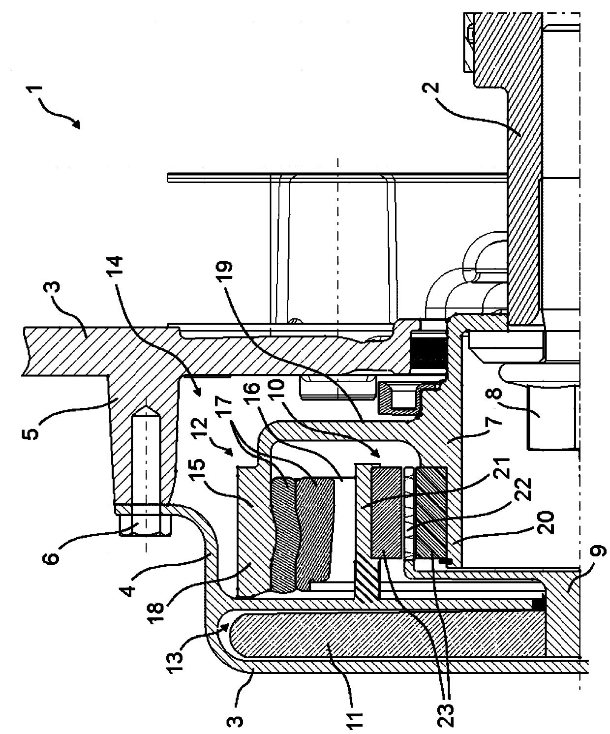 Liquid pump and motor vehicle with a liquid pump