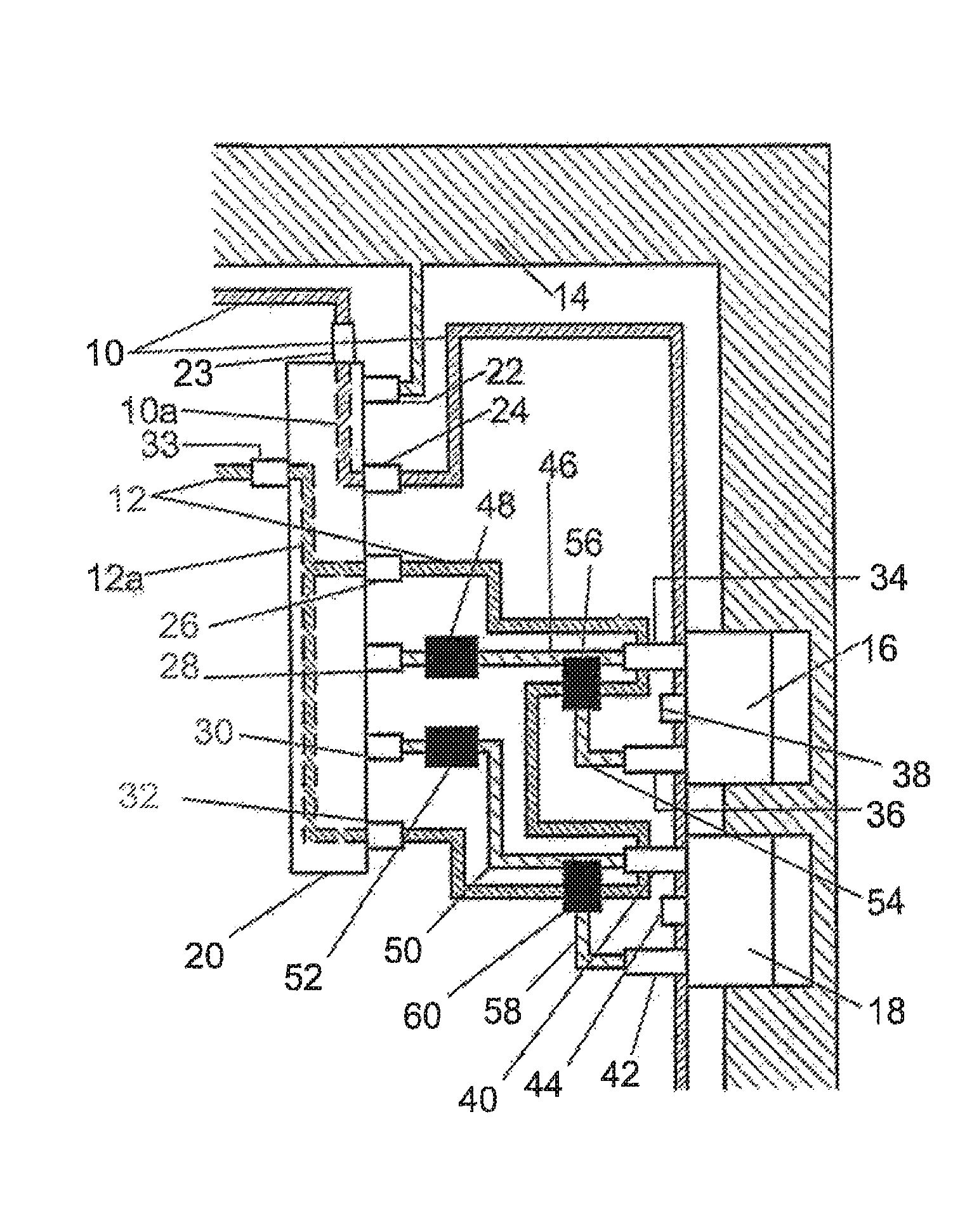 Protective arrangement for the protection of safety-relevant electronic circuits from malfunctions