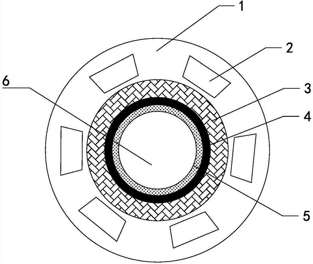 Easy-installation high-strength carbon fiber printing cylinder support