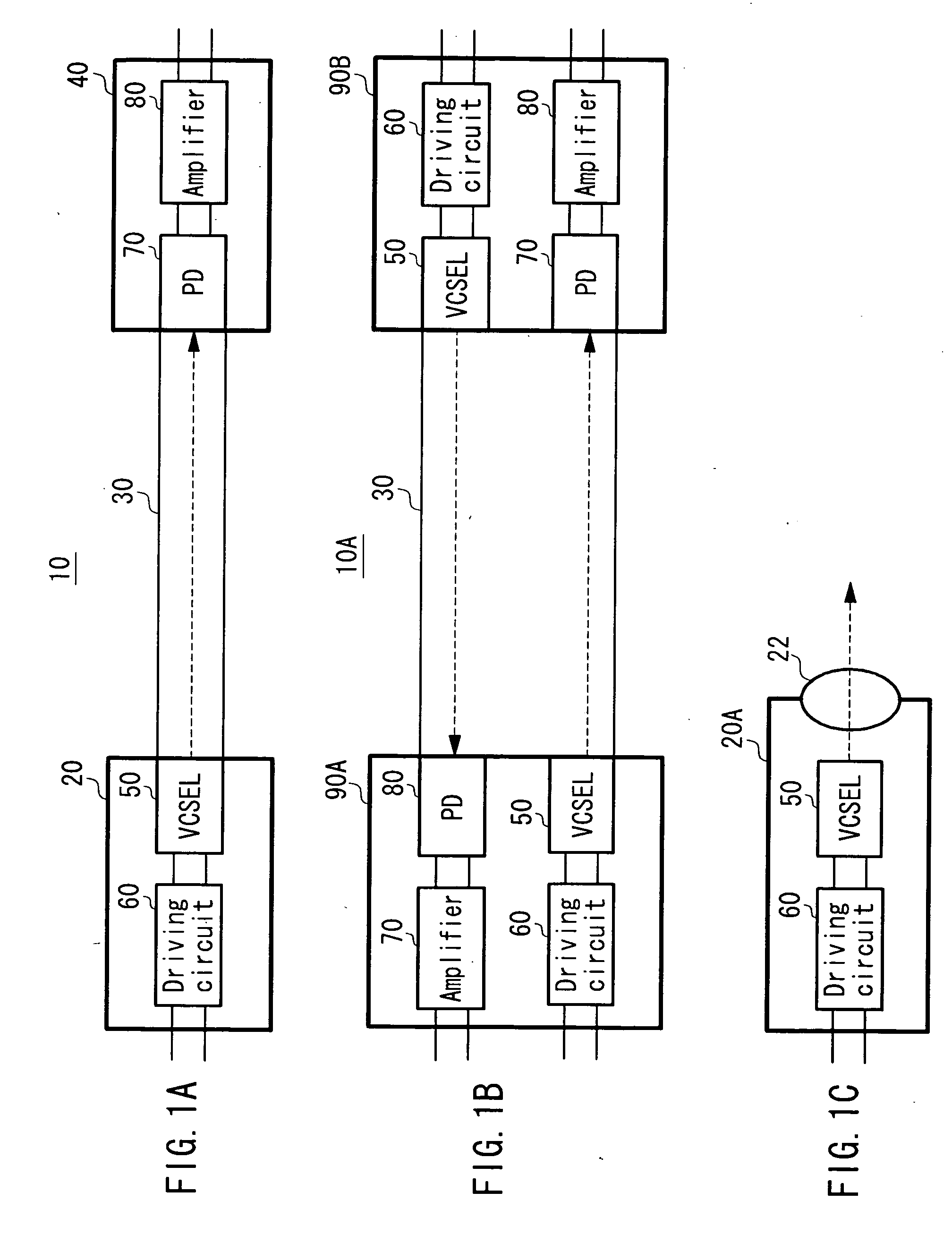 Method for driving surface emitting semiconductor laser, optical transmission module, and handheld electronic device