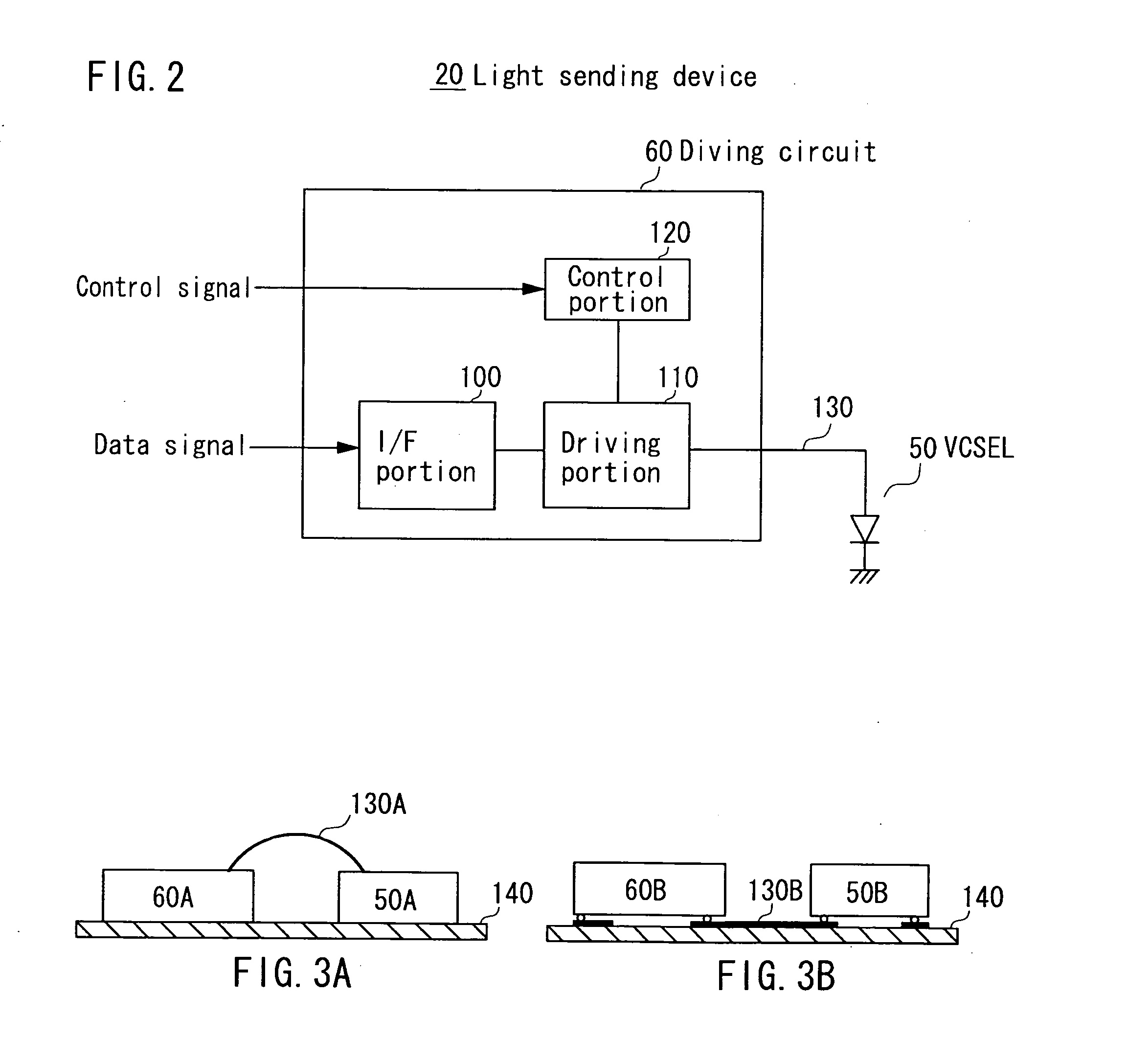 Method for driving surface emitting semiconductor laser, optical transmission module, and handheld electronic device