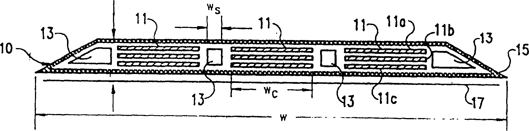 Fire-resisting plastic insulating conductive band