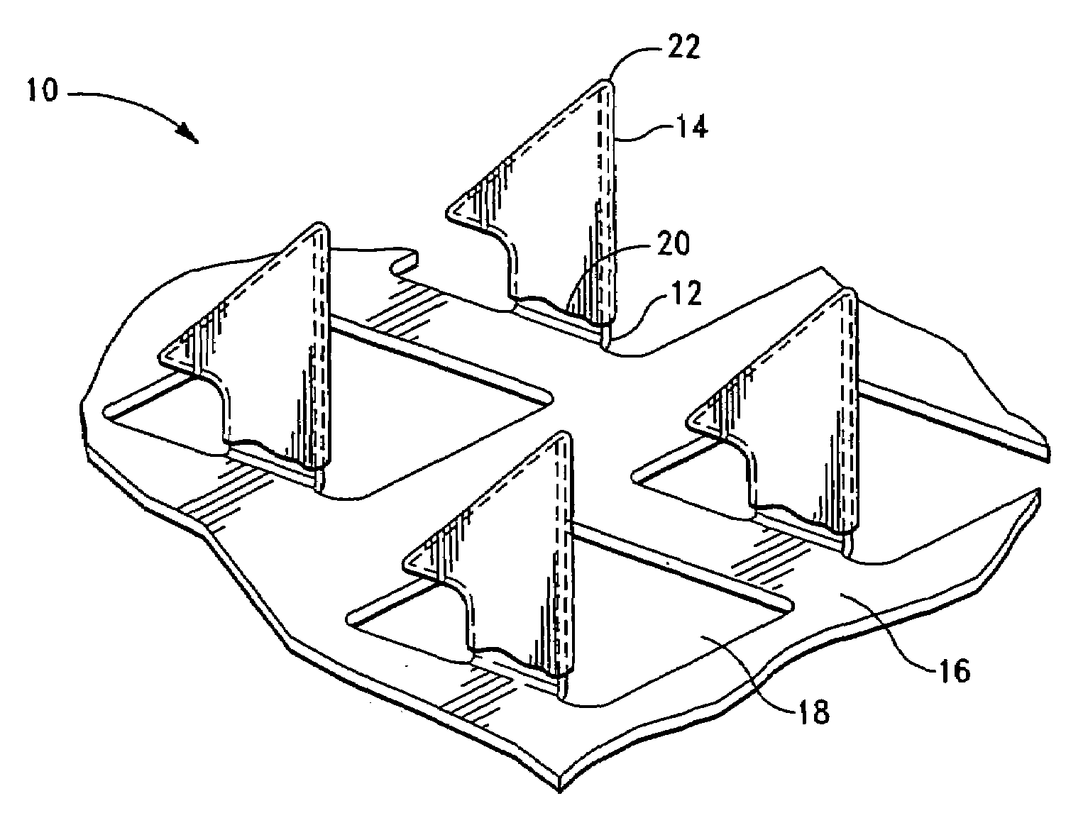 Microprojections with capillary control features and method