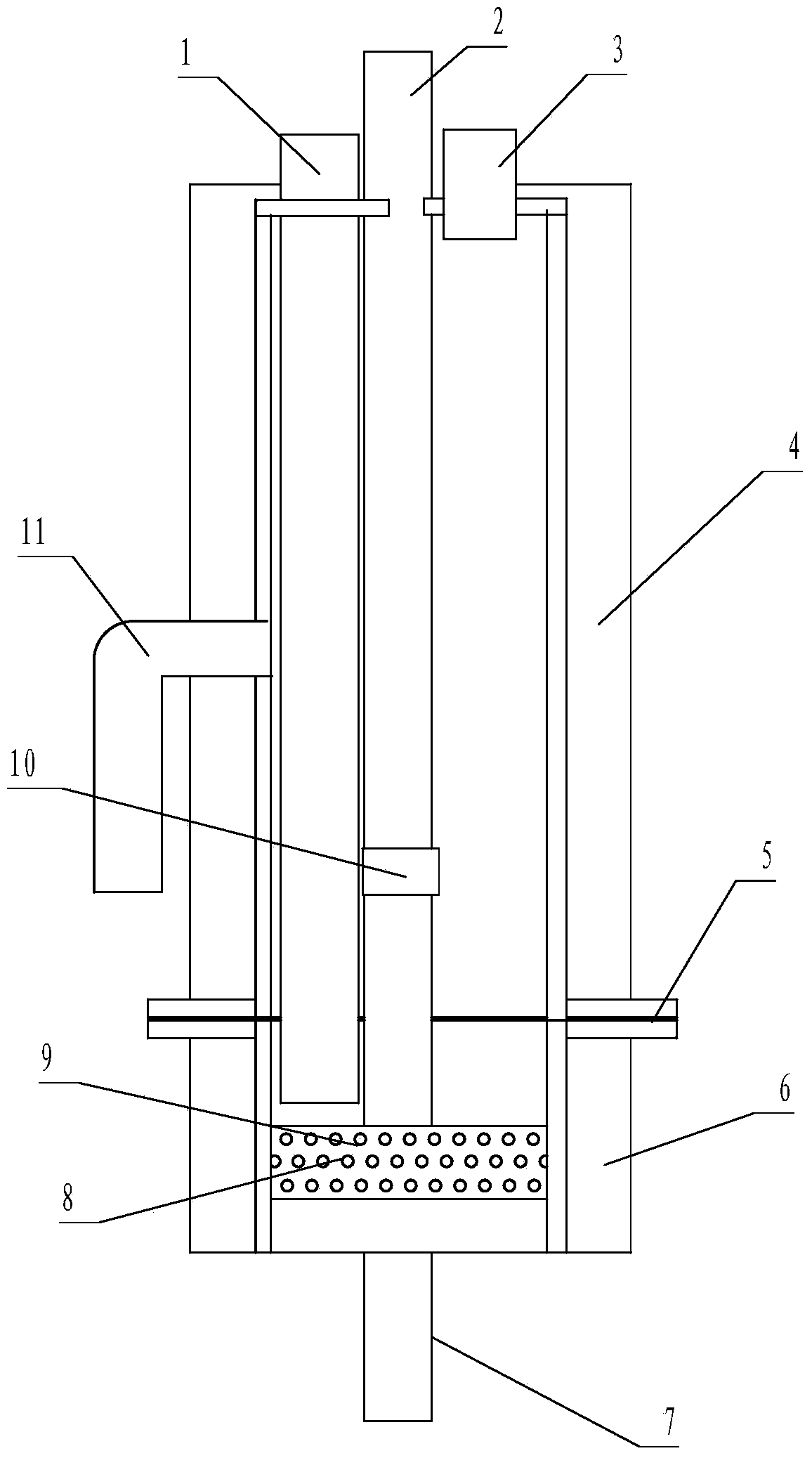 Chlorine dioxide aeration device for disinfecting air