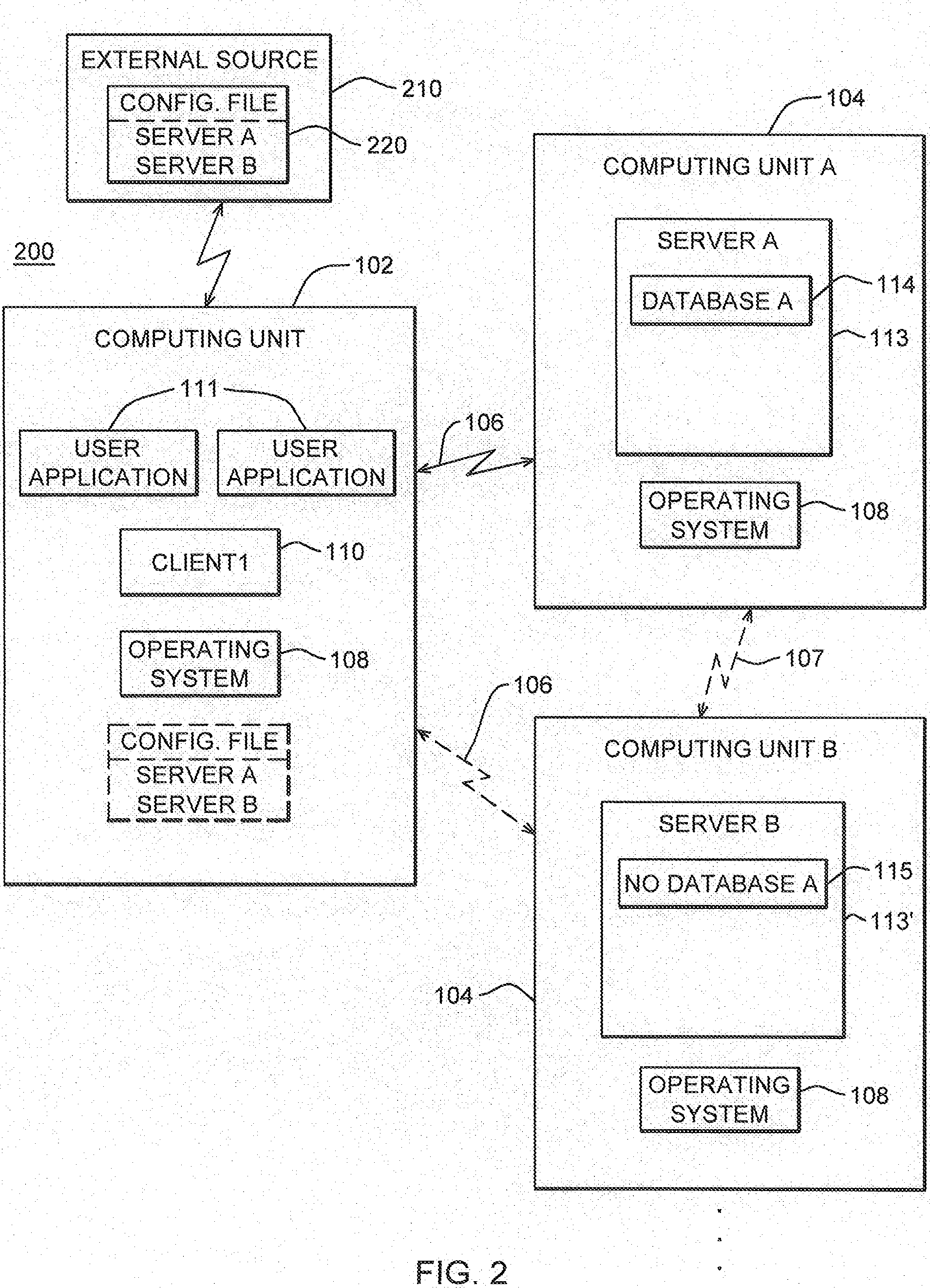 Transitioning of Database Service Responsibility Responsive to Server Failure in a Partially Clustered Computing Environment