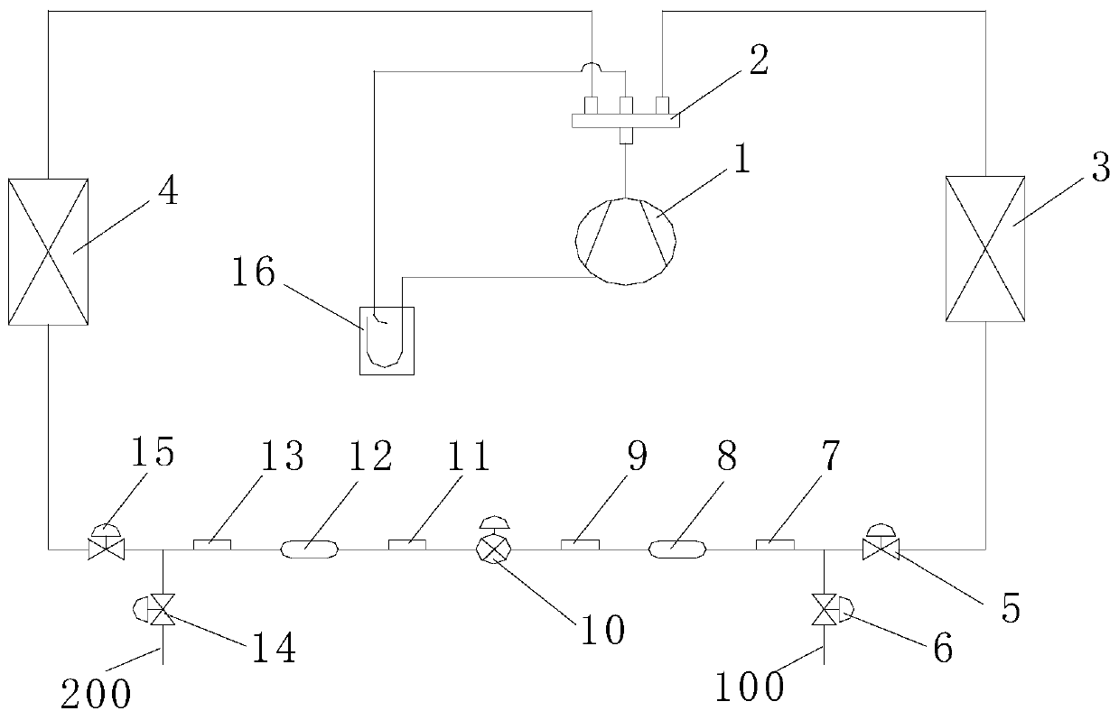 Air conditioner system and sewage discharge control method thereof