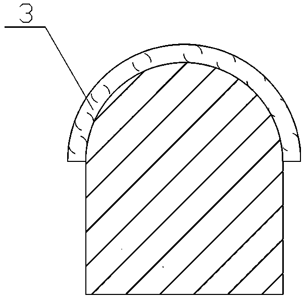 Tunnel IV-type and V-type surrounding rock advanced tied arch damping reinforcing method