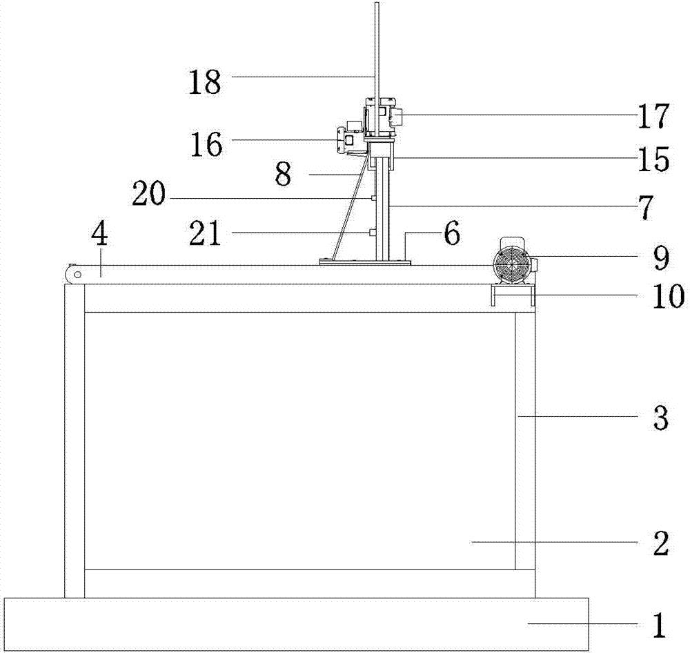 Three-dimensional controllable dynamic compaction simulated centrifuge testing mechanical arm device