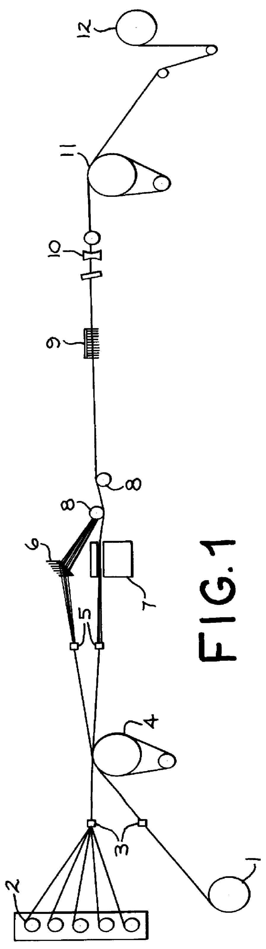 Continuous, linearly intermixed fiber tows and composite molded article thereform