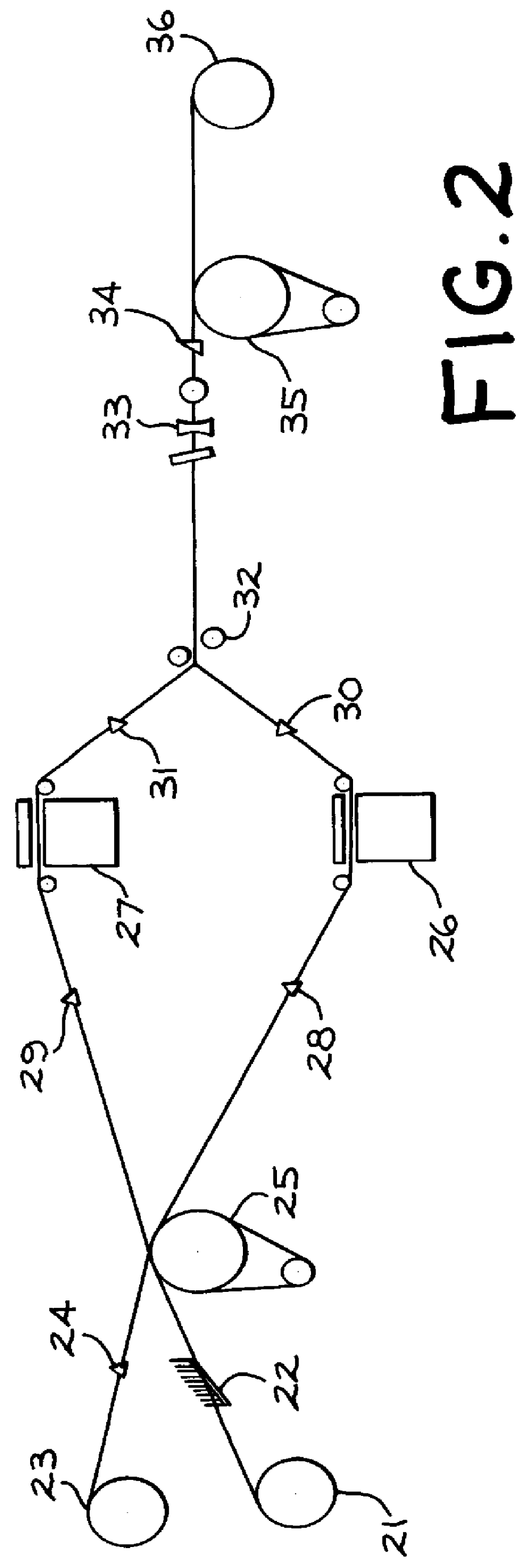 Continuous, linearly intermixed fiber tows and composite molded article thereform