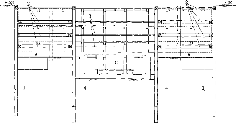 Underground complex integrally co-constructed implementation design method