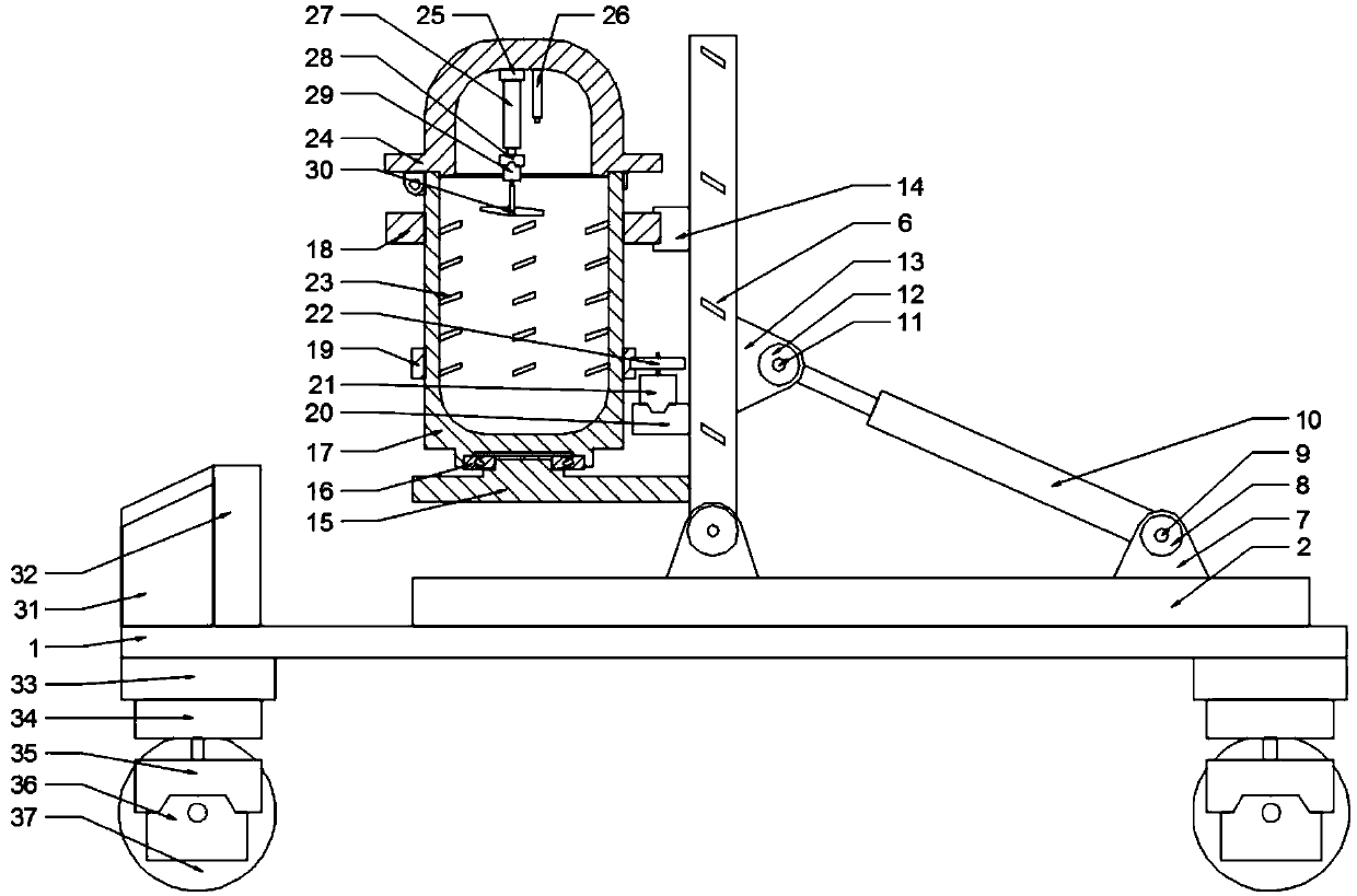 Cement mixing equipment capable of maintaining viscosity