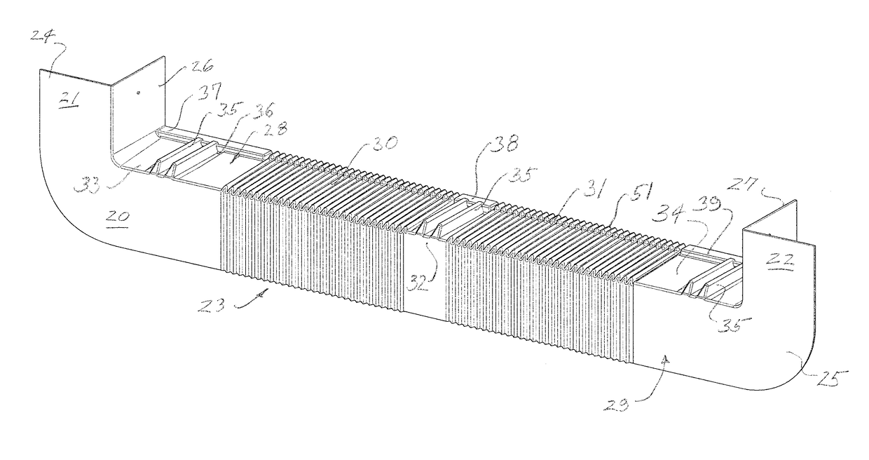 One-piece sill pan flashing