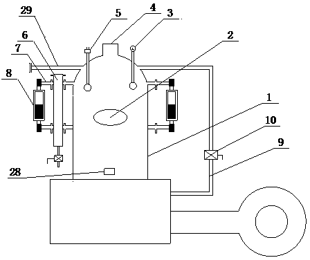 Water combustion boiler