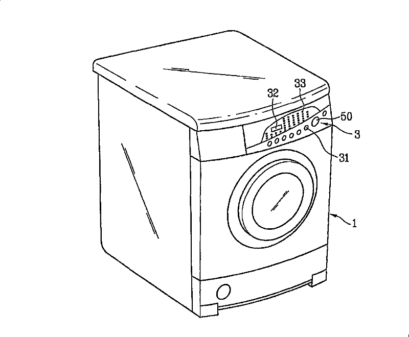 Laundry machine having changeable controlling part and dual laundry machine having the same