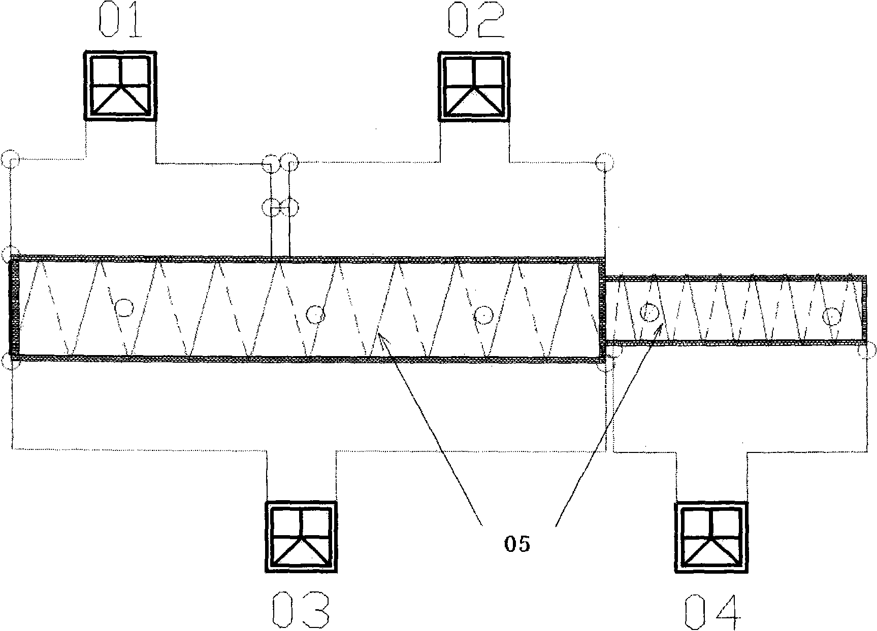 Heating equipment and process for noble metal stock path