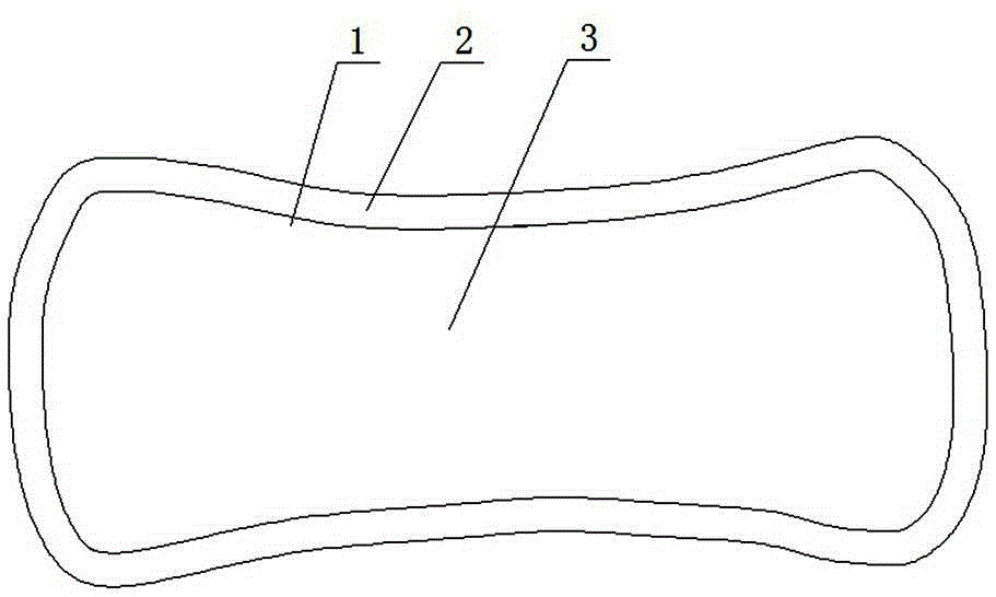 Moxa floss protective pad and special preparation device and preparation method thereof