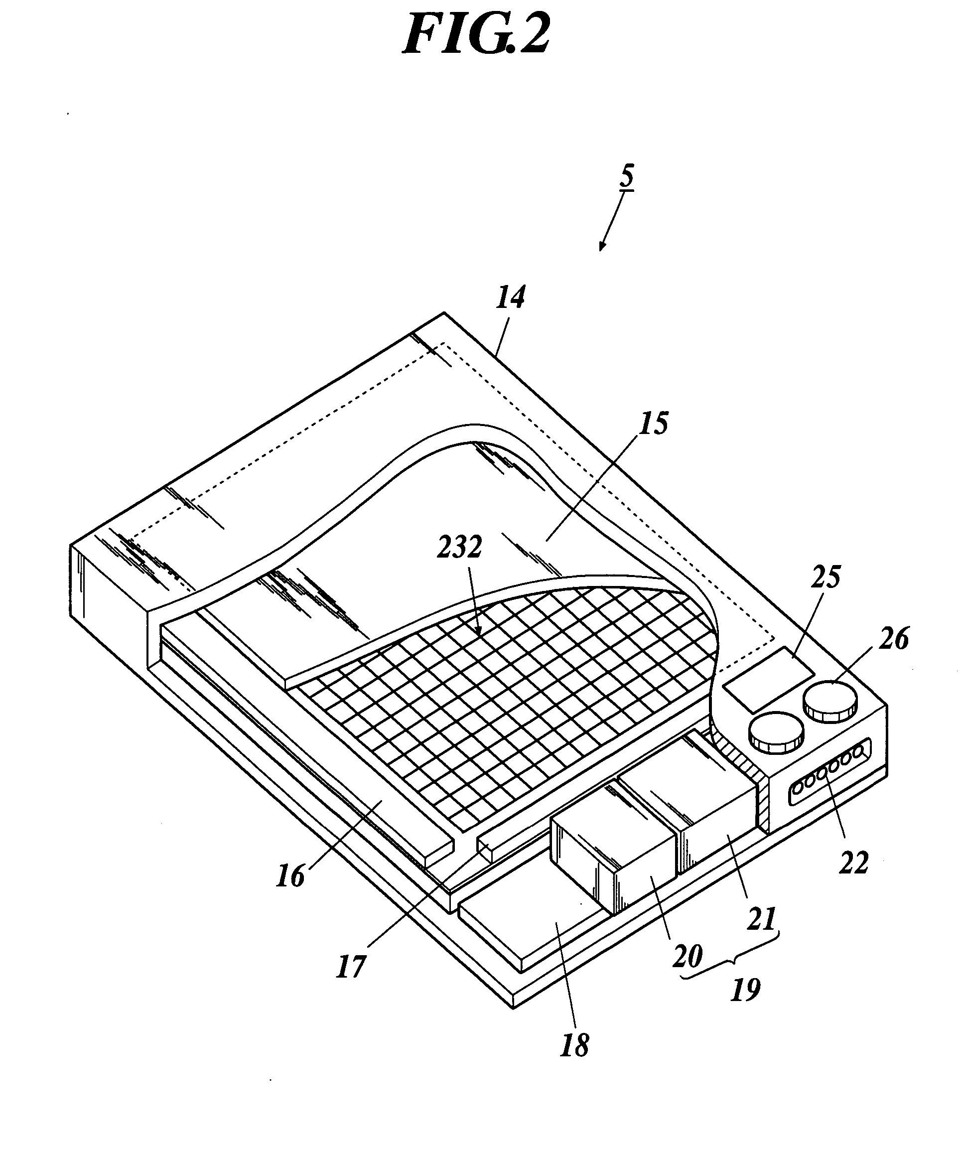 Radiation image generating system