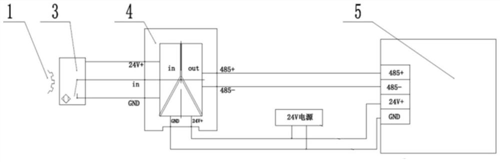 Device and method for measuring rotating speed and excitation frequency of eccentric shaft of audio frequency drilling machine