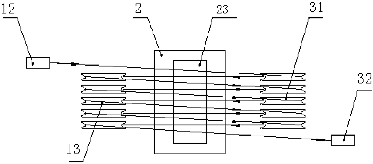 Method for continuously and quickly preparing SiC fiber surface BN coating