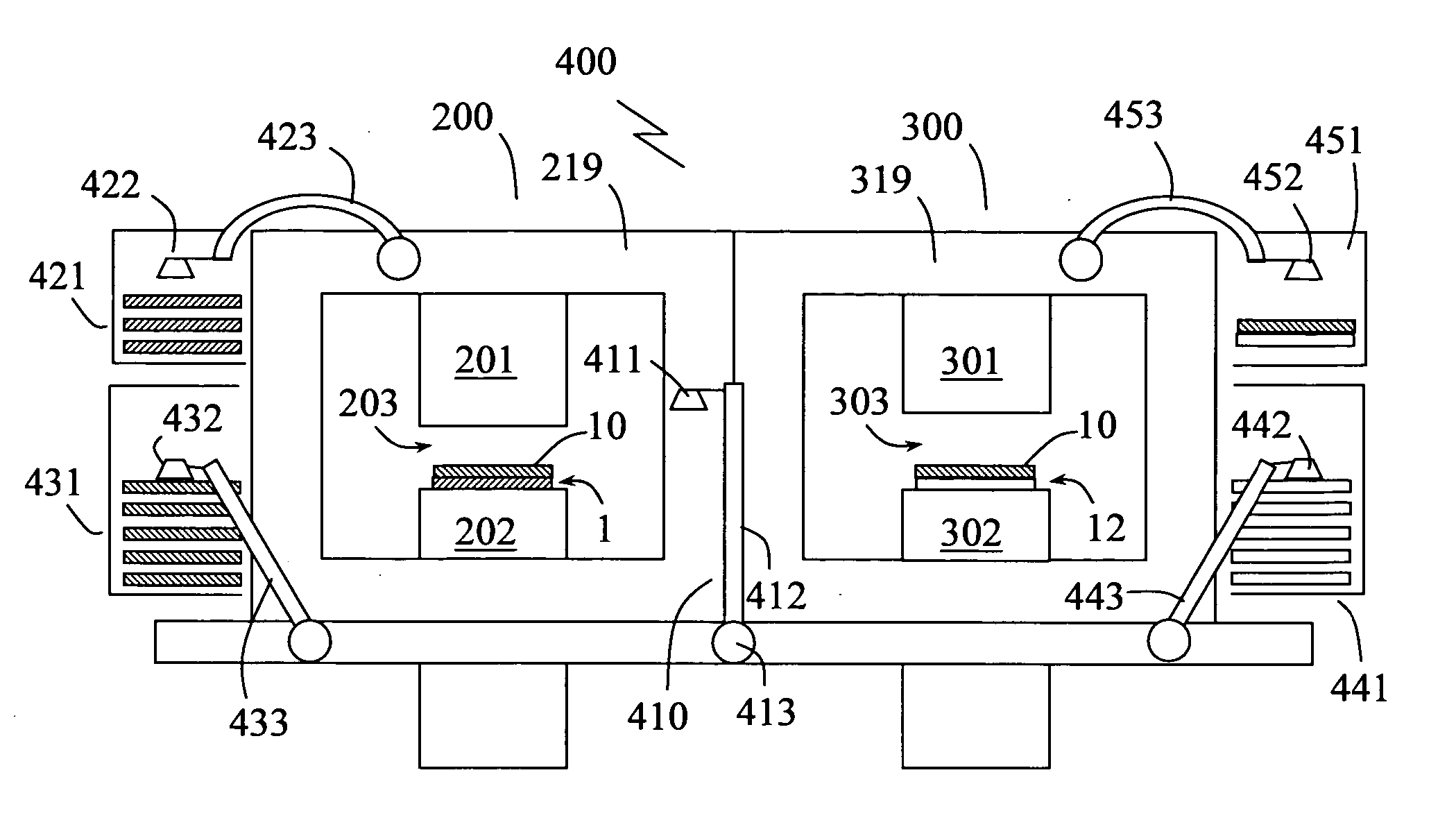 Apparatus for pattern replication with intermediate stamp