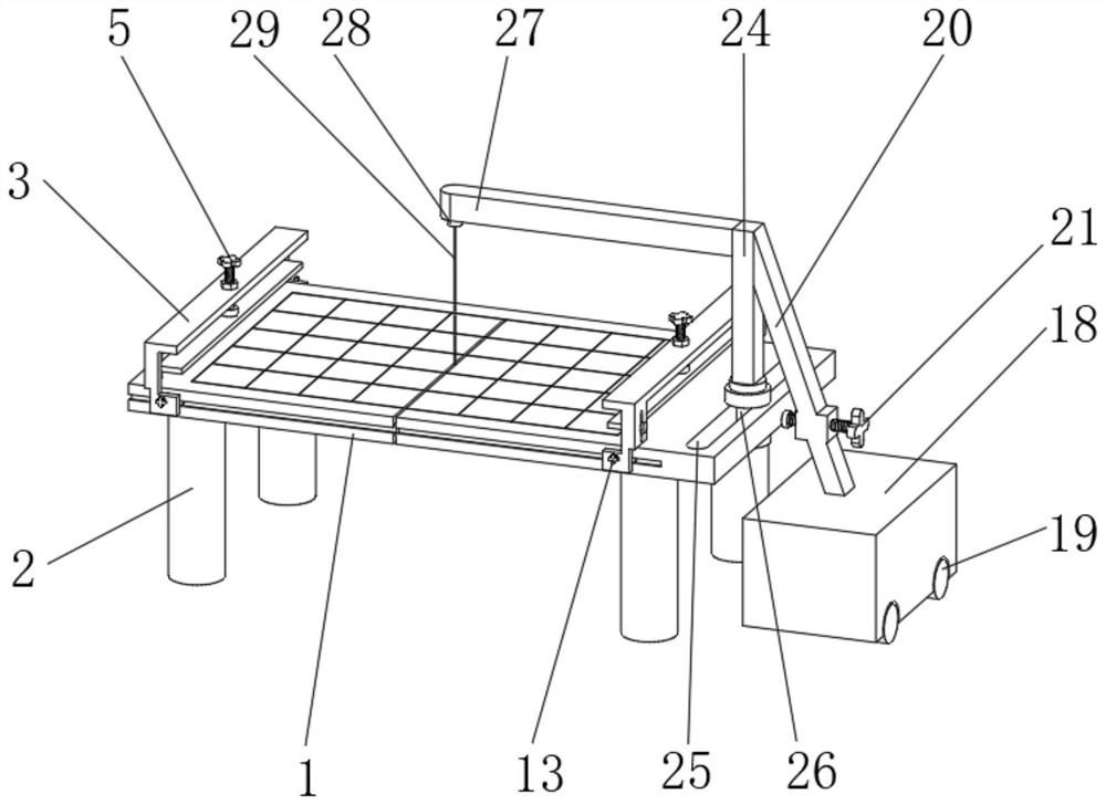 A garment fabric cutting device