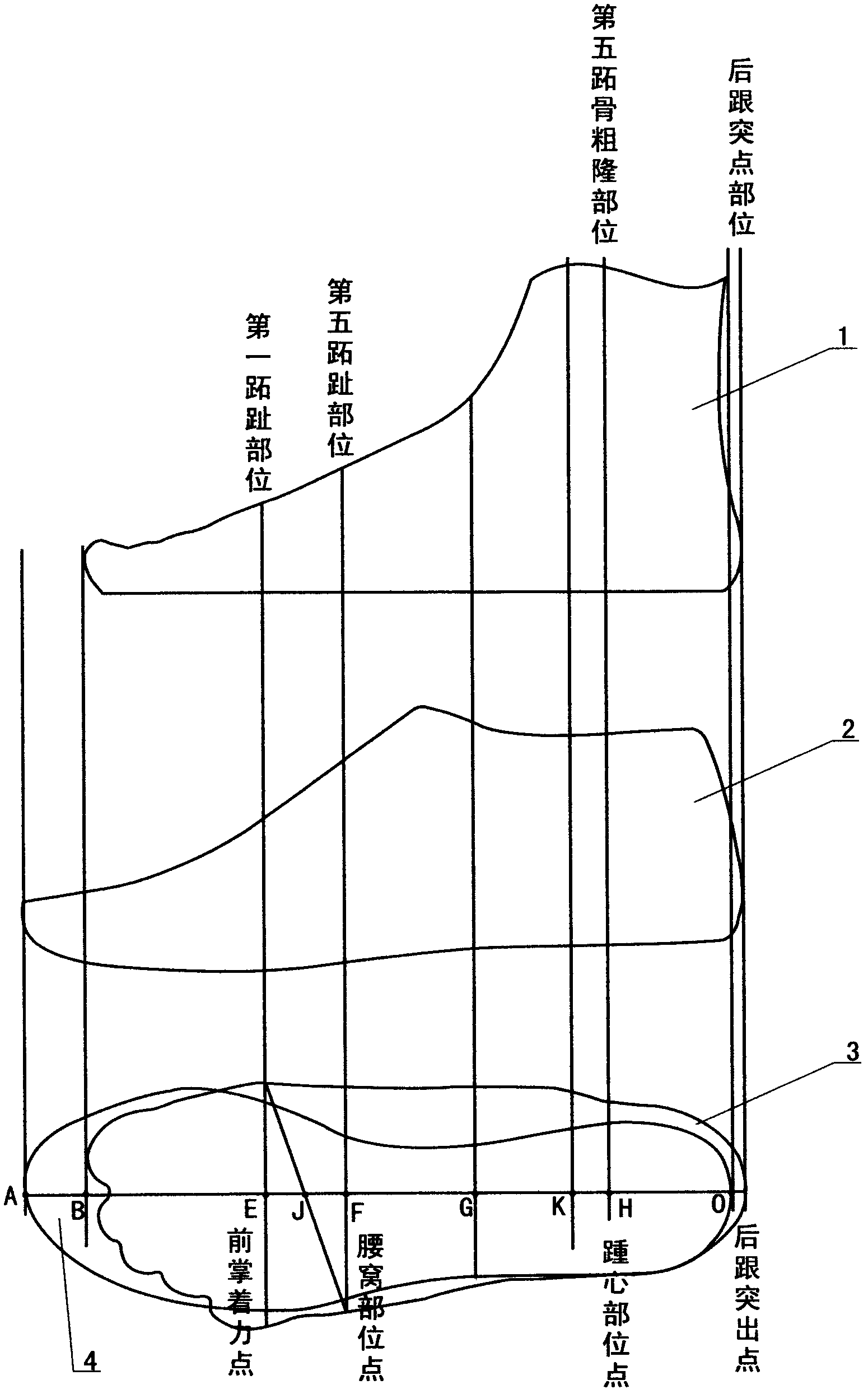 Method of design bottom arcs of shoe last