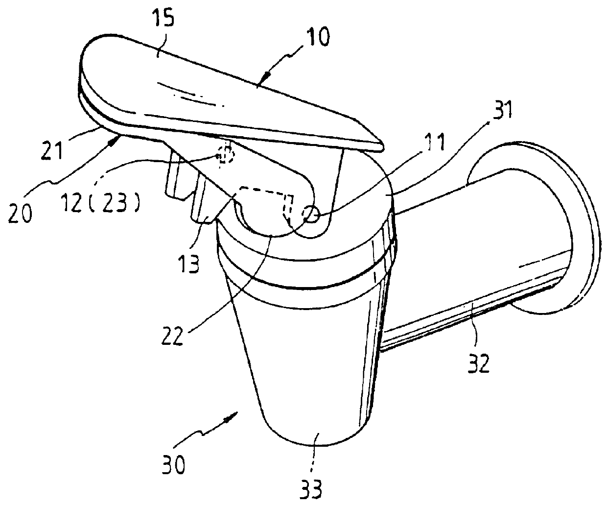 Tap with safety mechanism