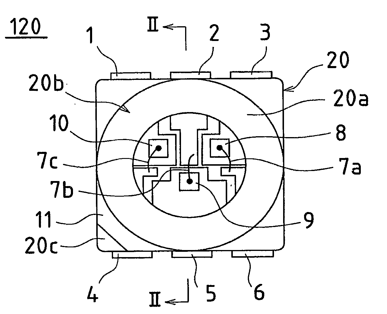 Image capturing device having pulsed LED flash