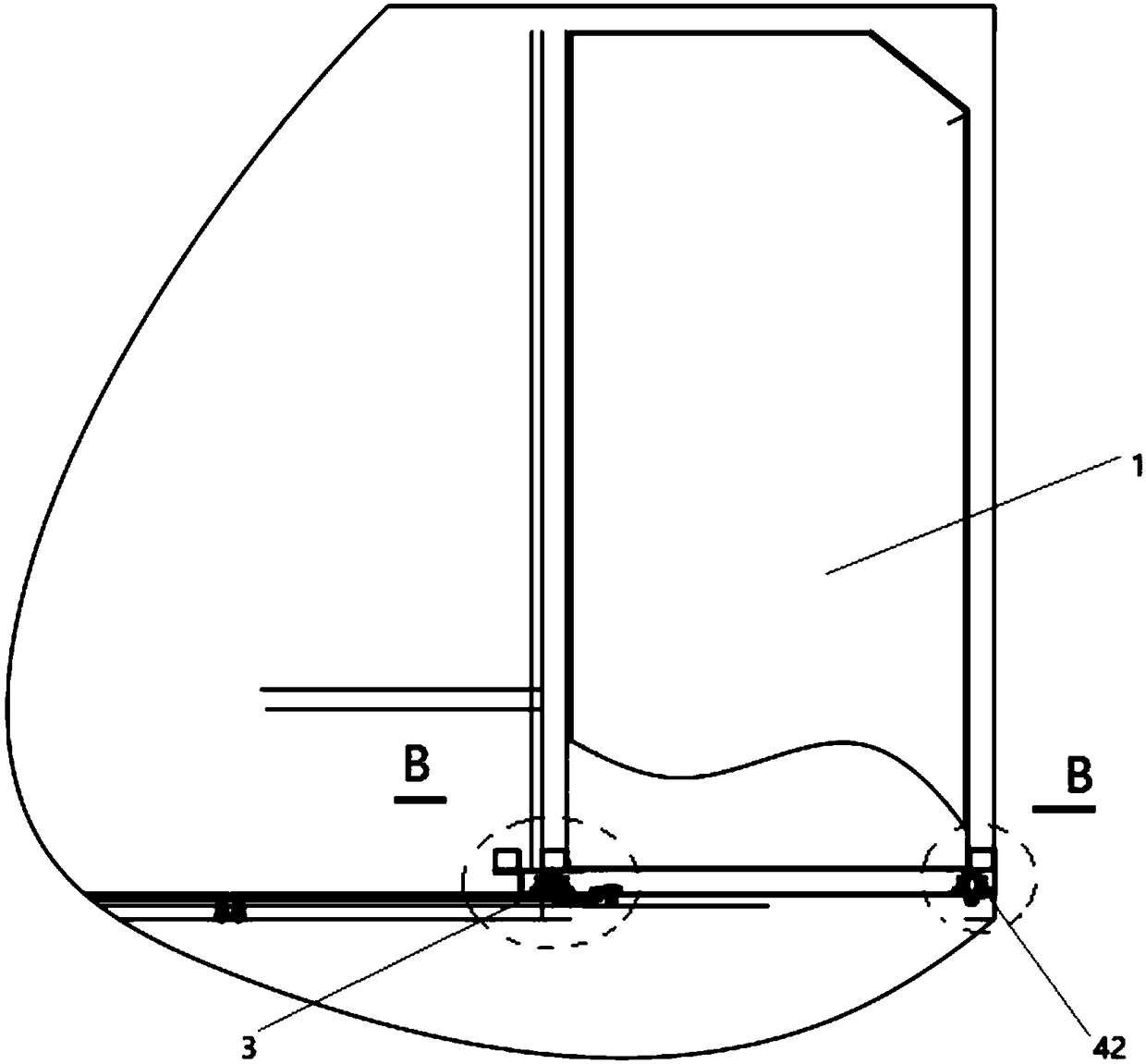 Electric control method for automatic outward sliding door system of vehicle