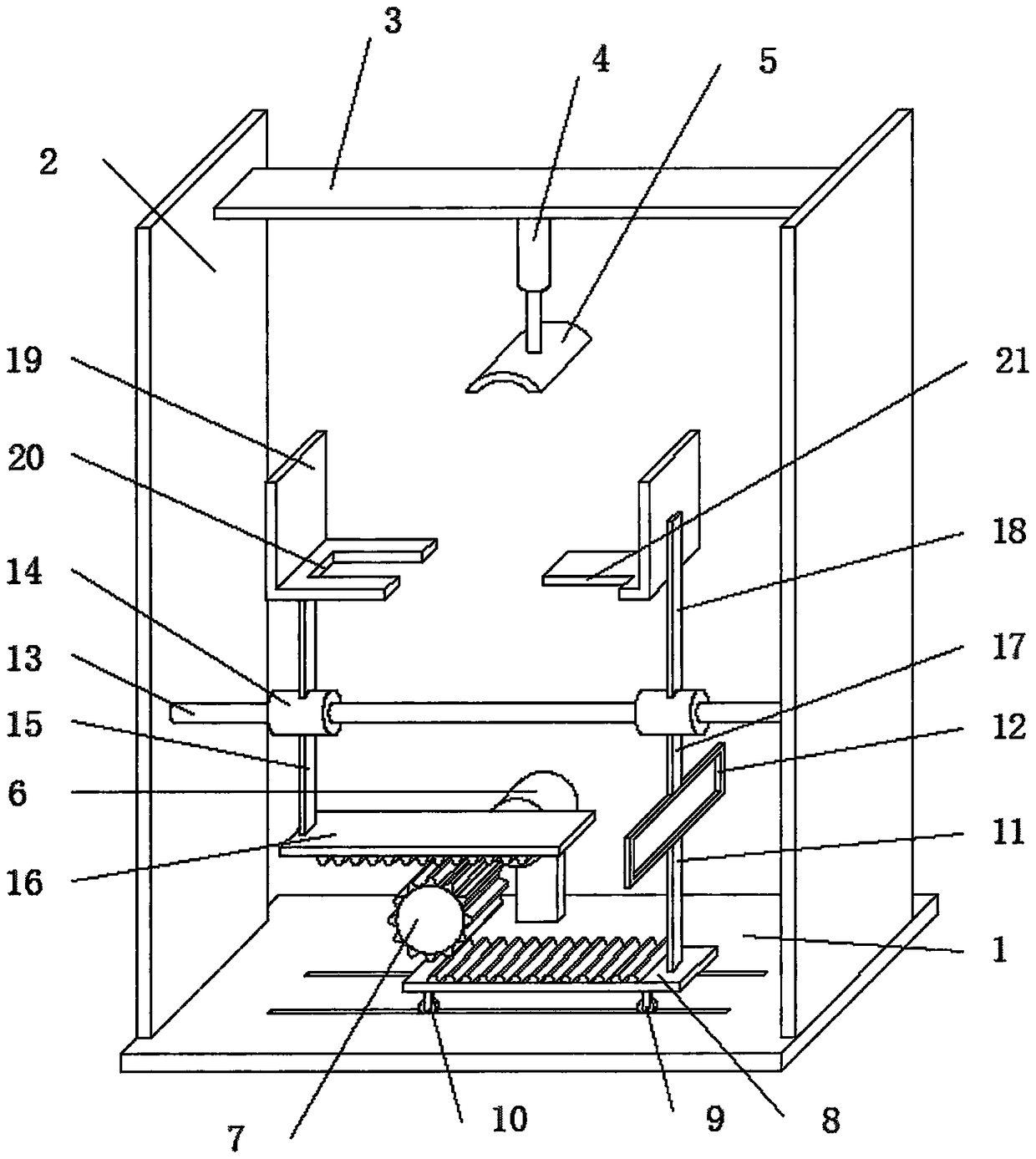 Clamp for aluminum alloy pipe slitting