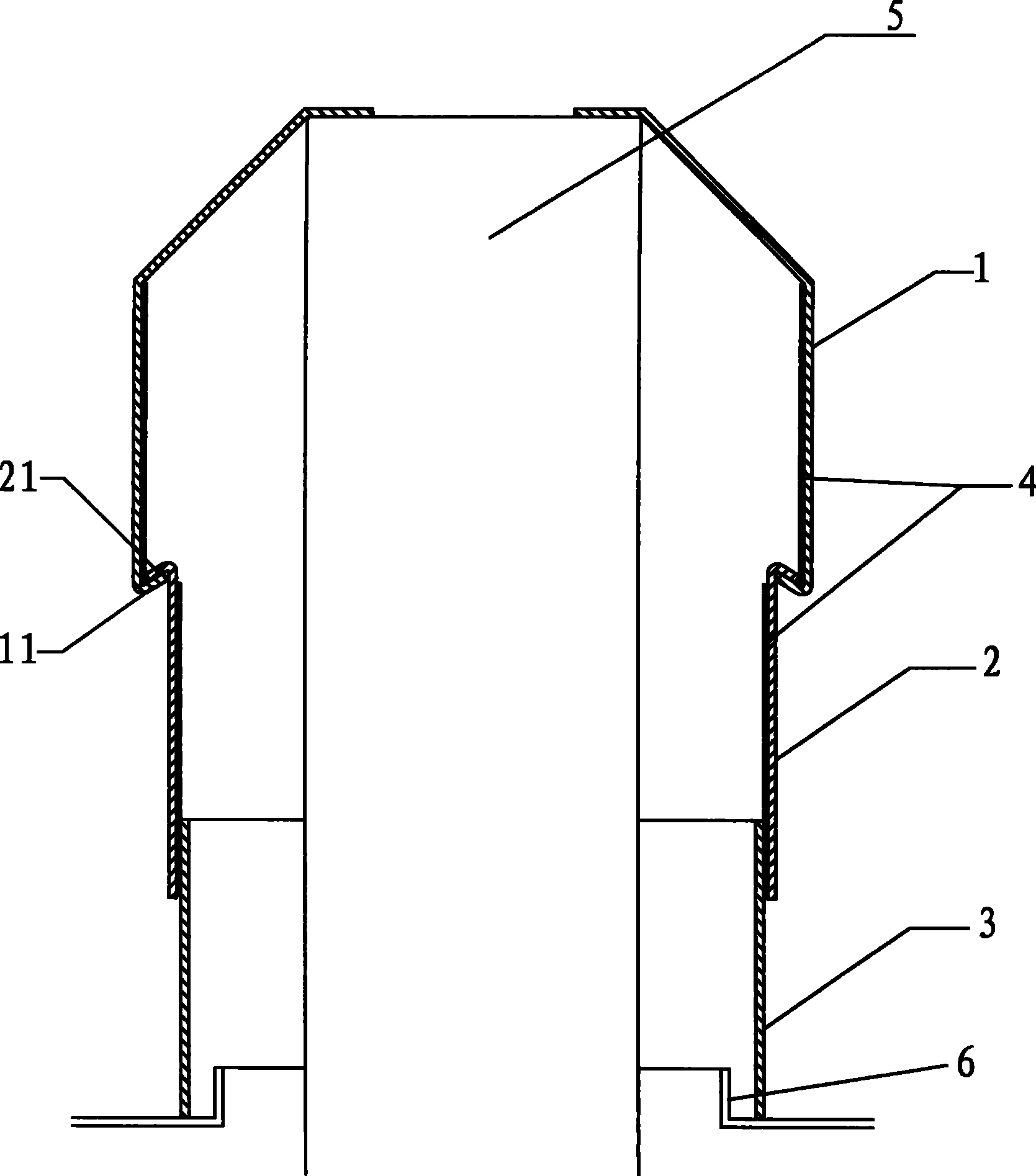 Three-section cover of operation table