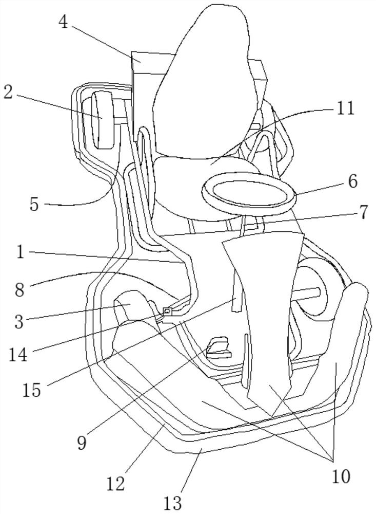 Mobile phone intelligent electric competitive kart