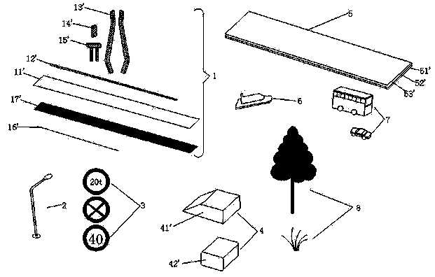 Bridge series toy and manufacturing method of bridge series toy model