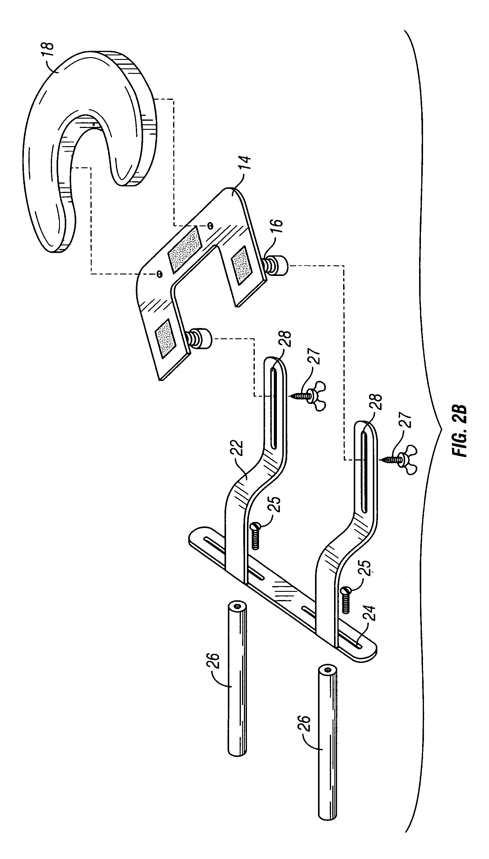 Flexing head support suspension system