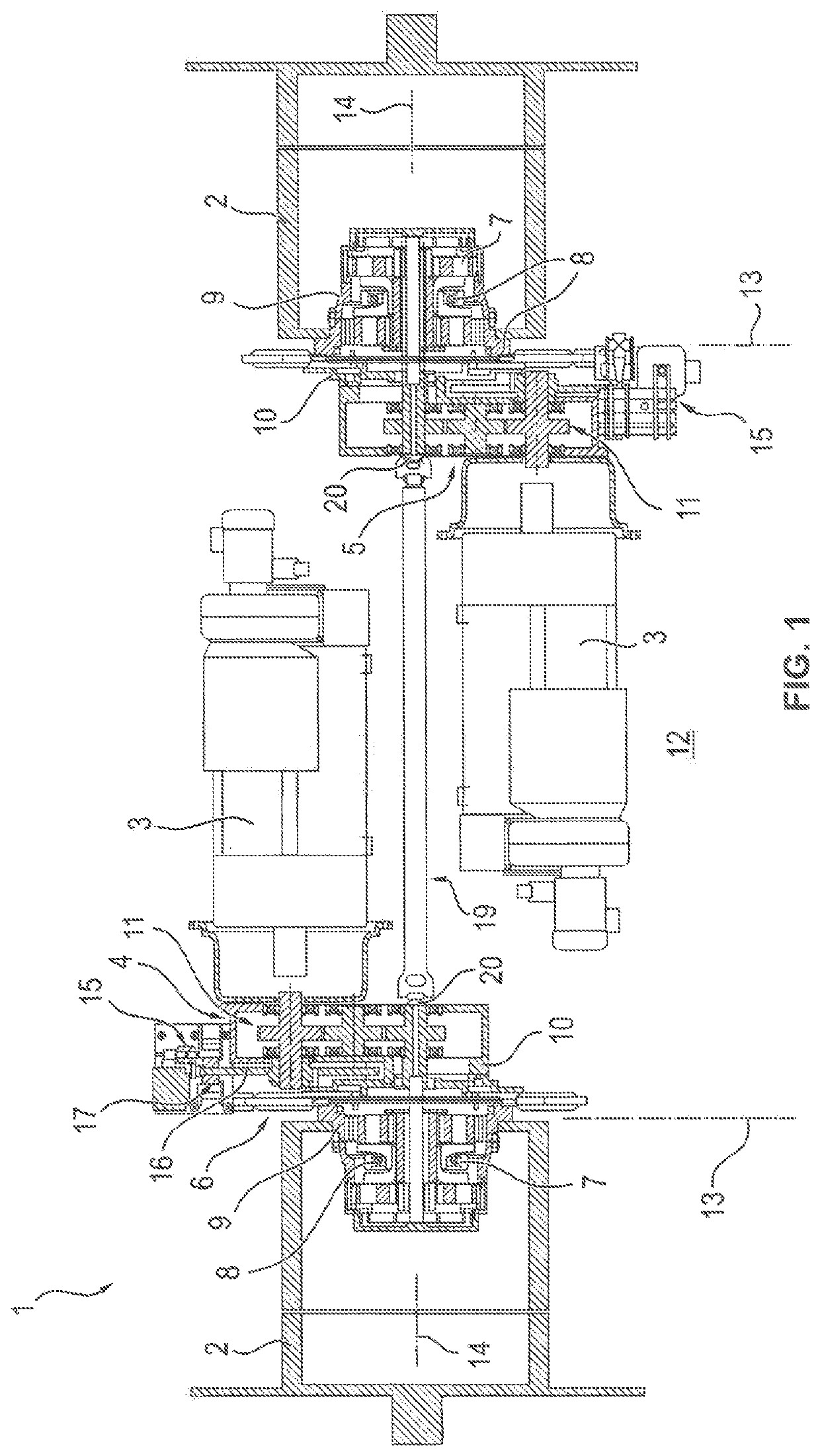 Hoisting winch assembly