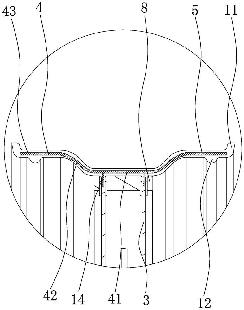 Hub made of light carbon fiber composite material