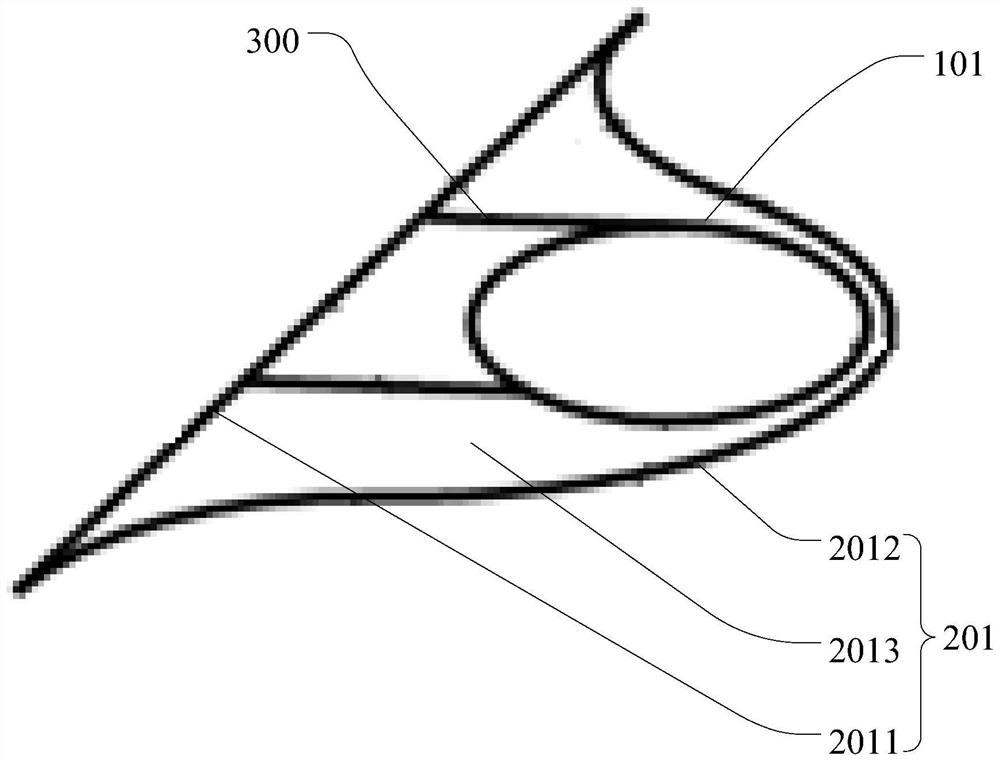 J-shaped cable tube and floating type wind generating set