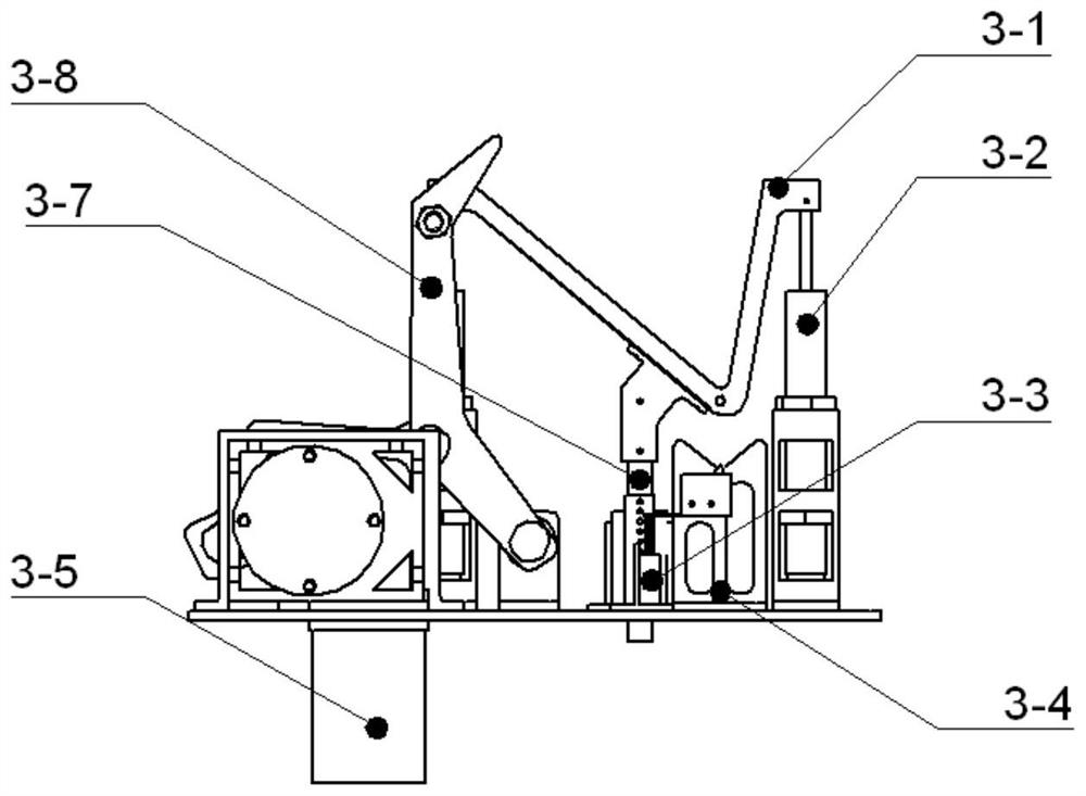 A space docking locking mechanism