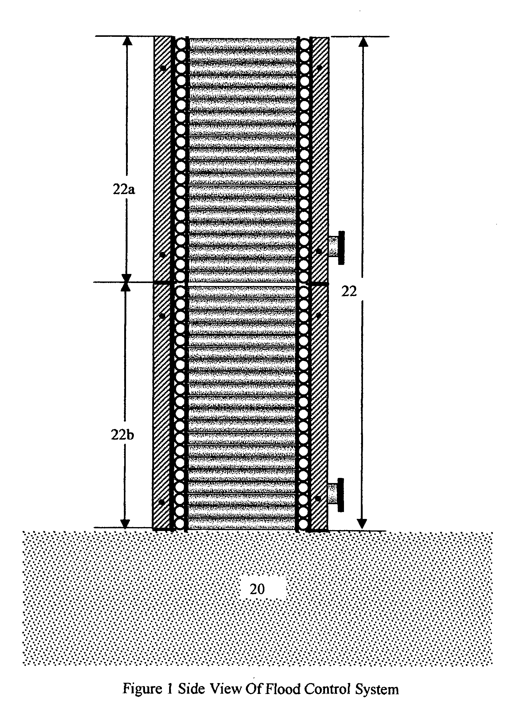 Rapid deployment flood control system